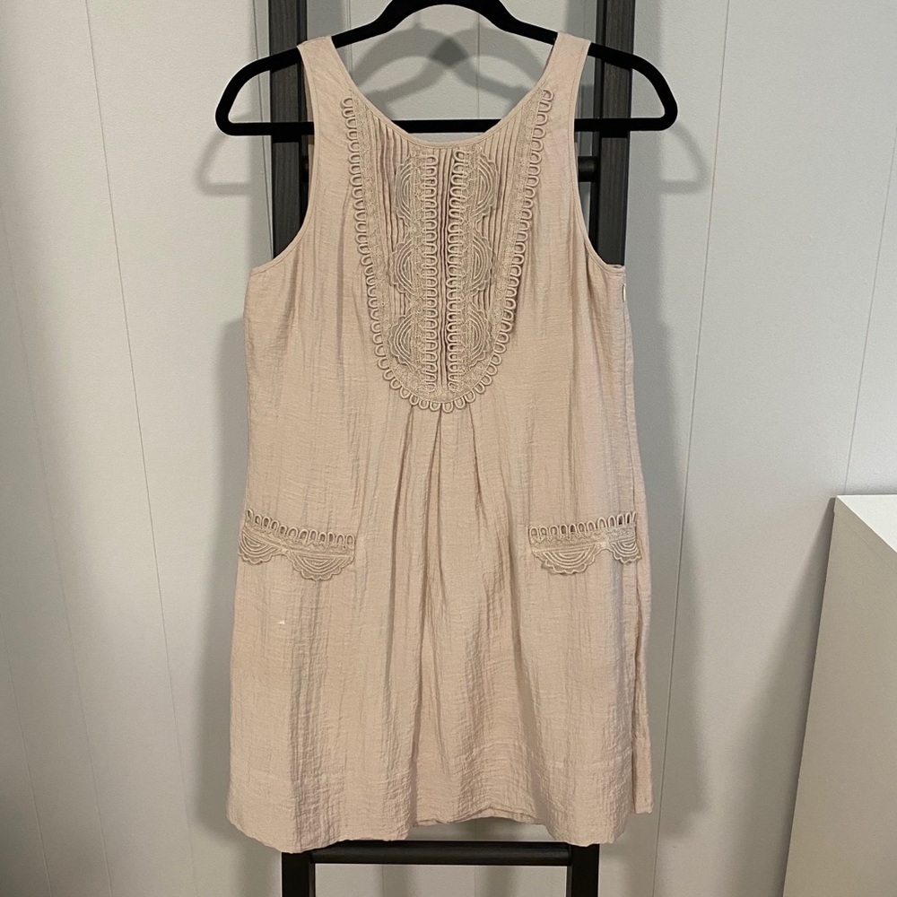 Casual cream dress